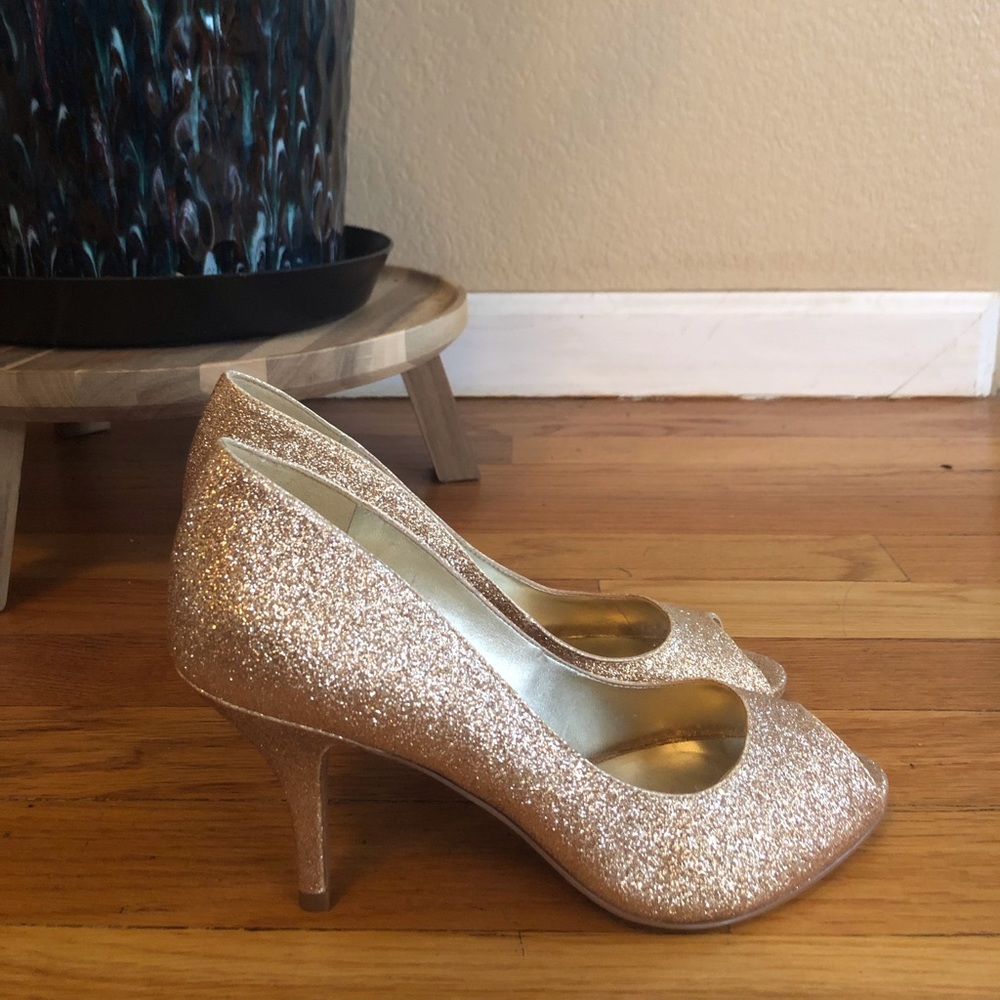 Nine West Gold Heels